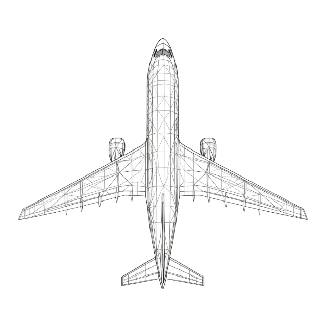 波音 747F飞机模型
